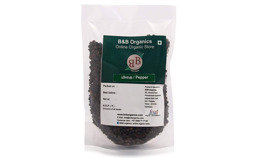 B&B Organics Pepper    Pack  500 grams